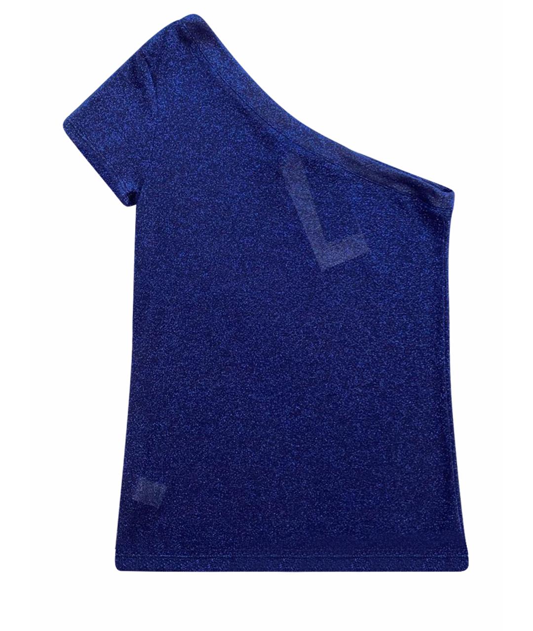 RTA Синяя вискозная блузы, фото 1