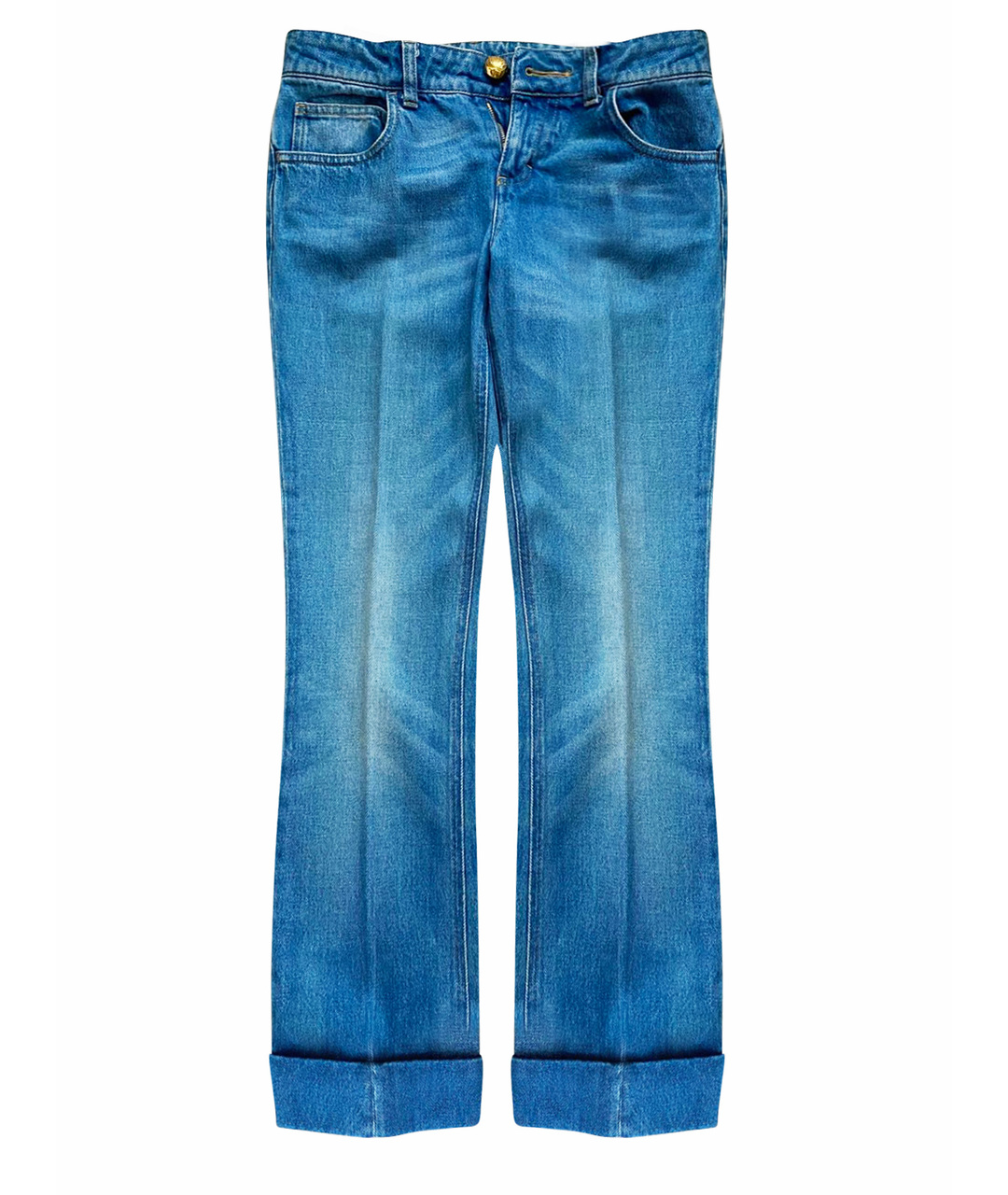 GUCCI Голубые джинсы клеш, фото 1