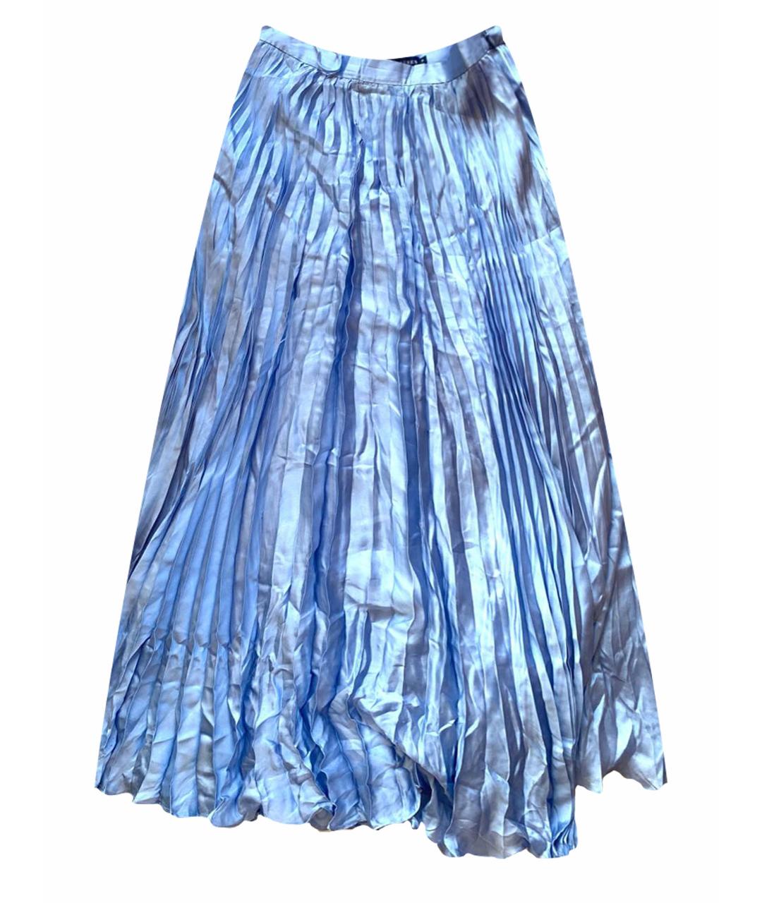 RALPH LAUREN Голубая юбка макси, фото 1