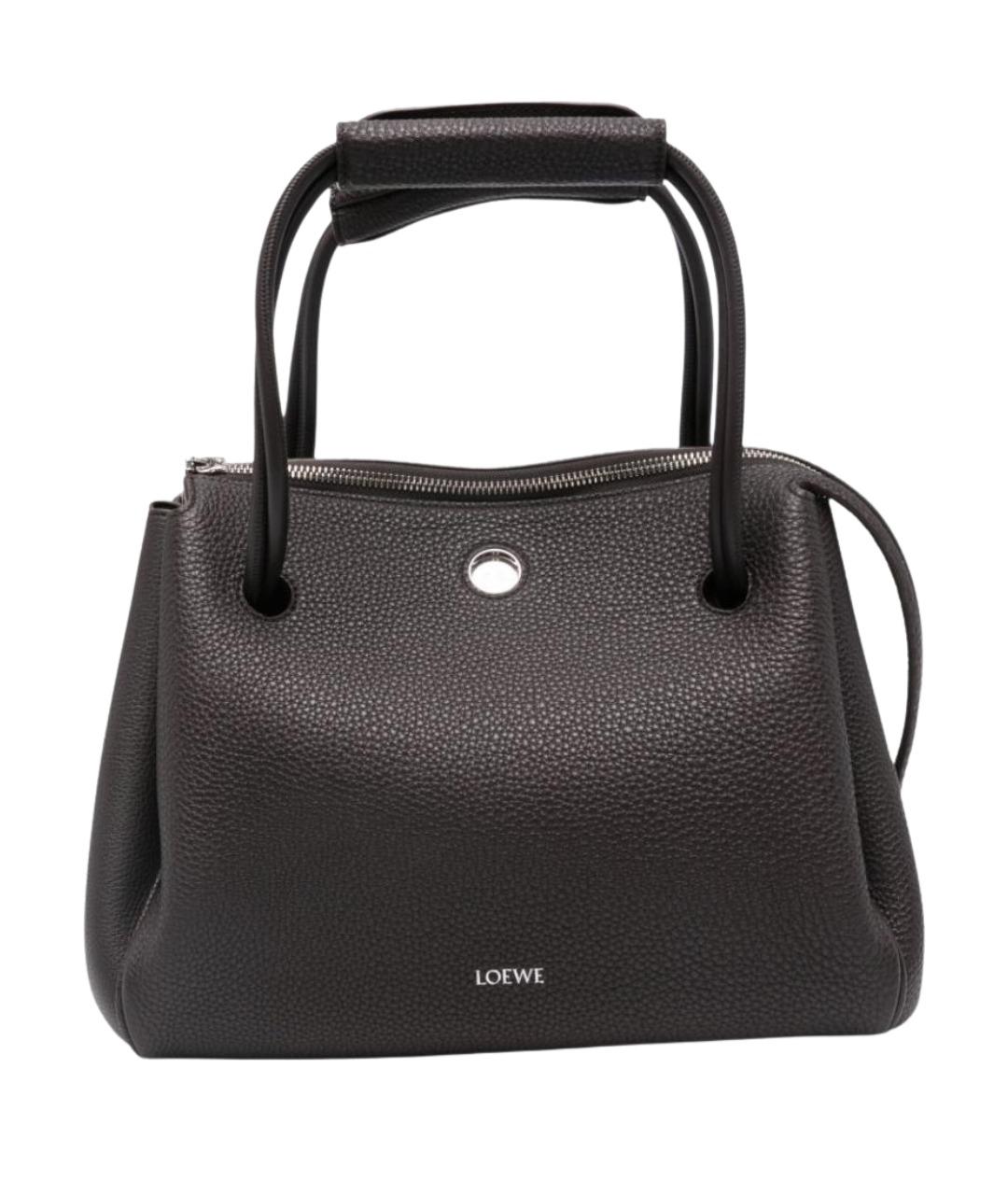 LOEWE Коричневая кожаная сумка тоут, фото 1