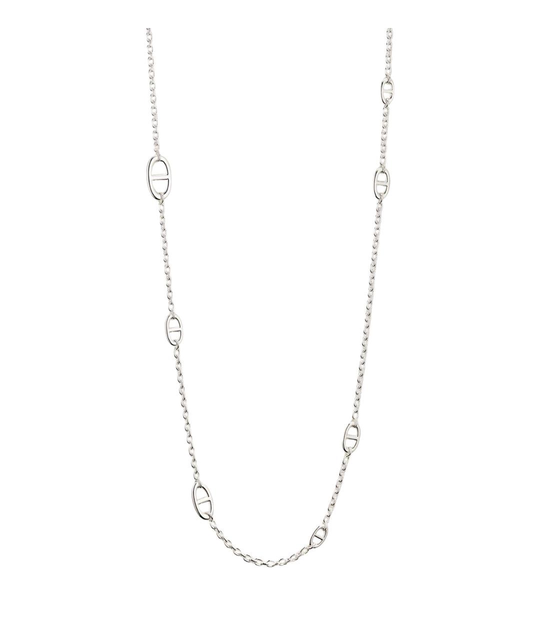 HERMES Серебряное серебряное колье, фото 1