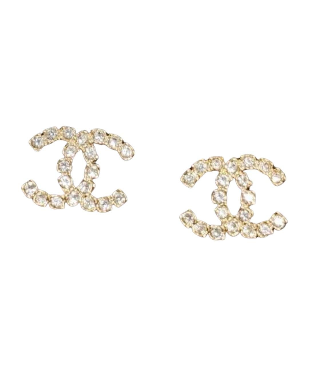 CHANEL Золотые серьги, фото 1