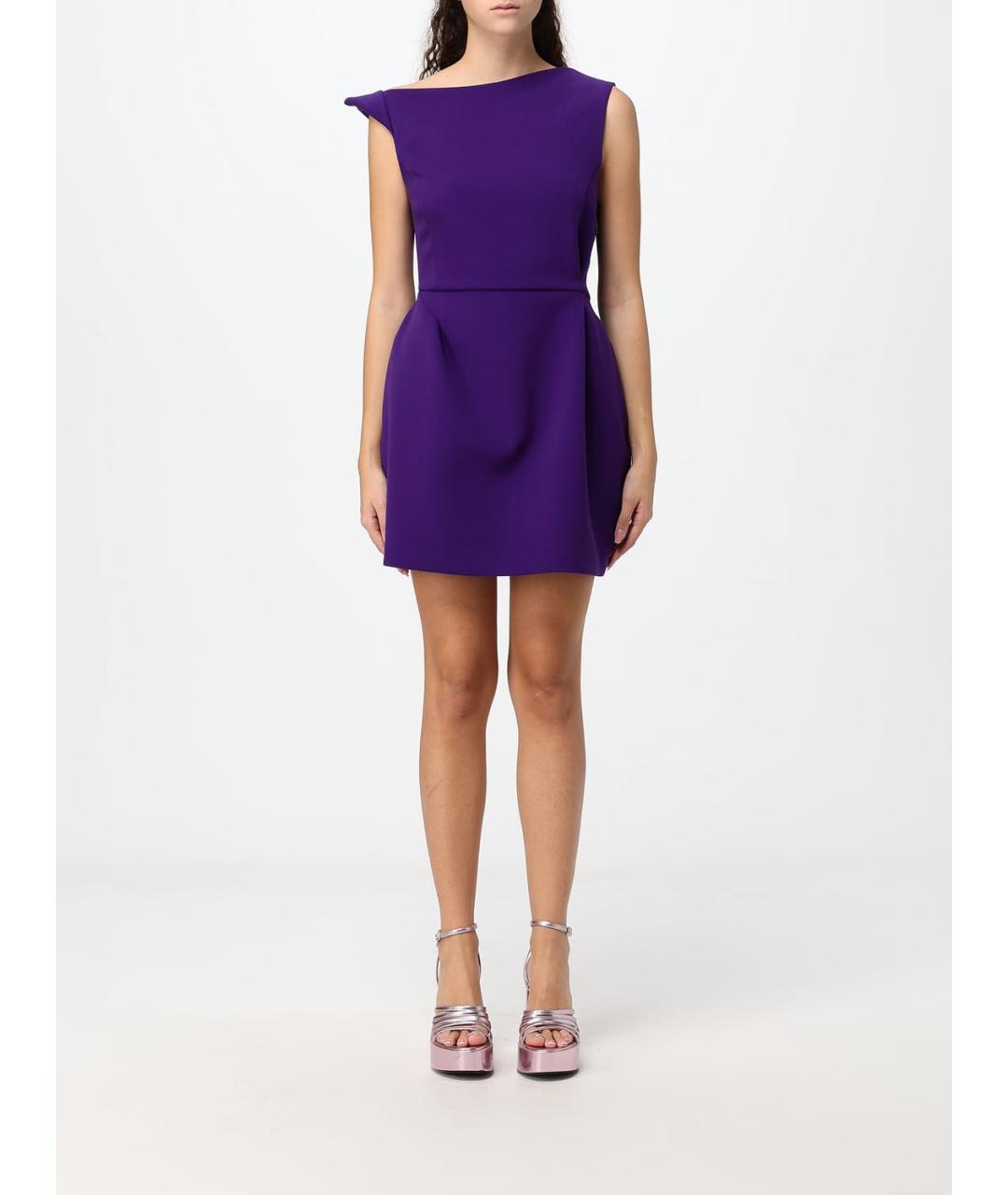 MSGM Фиолетовое платье, фото 4