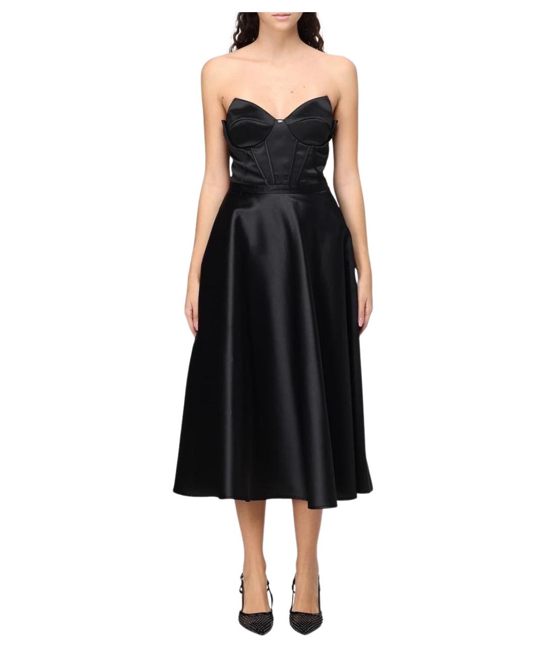 ELISABETTA FRANCHI Черное платье, фото 1