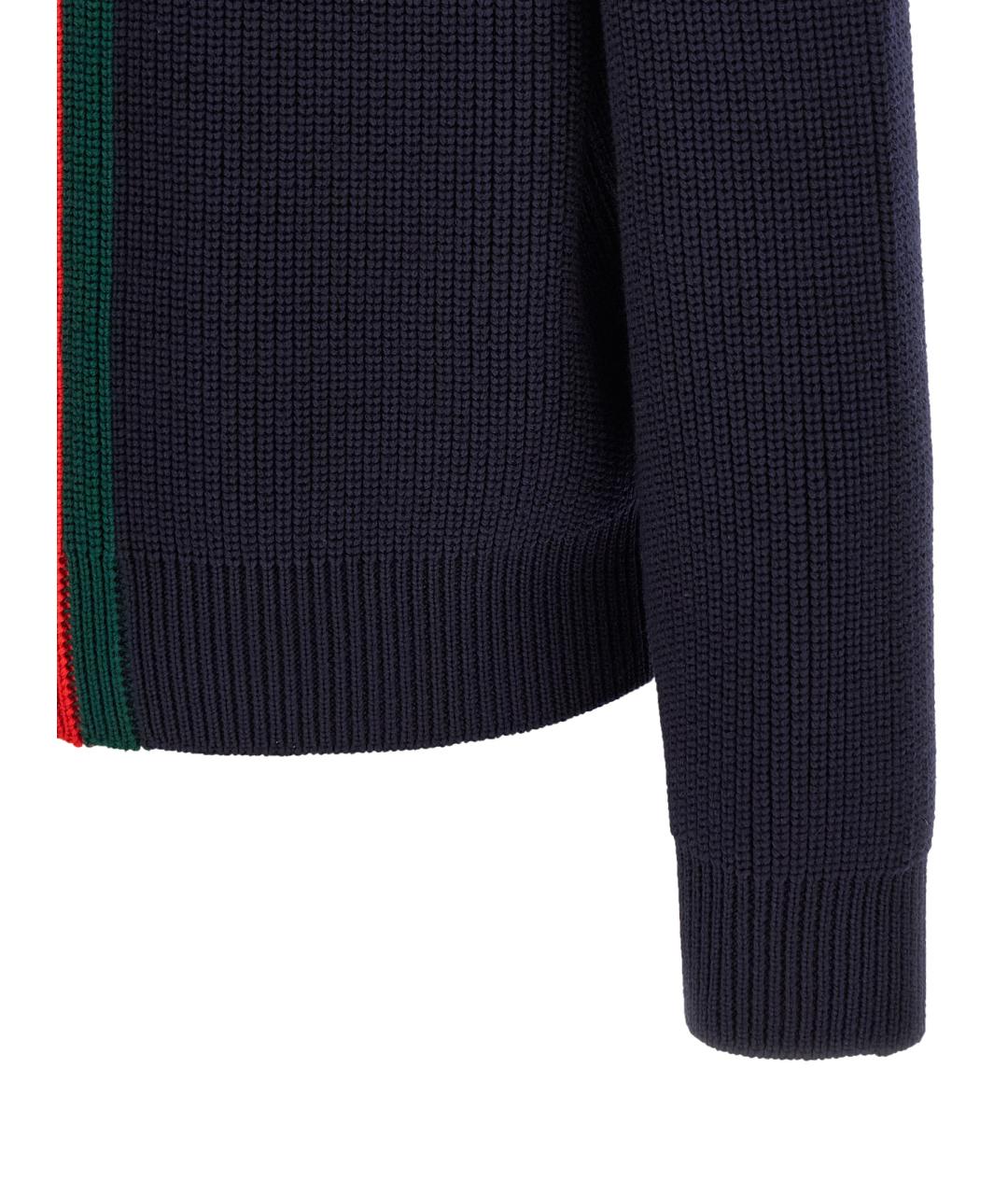 GUCCI Синий шерстяной джемпер / свитер, фото 4
