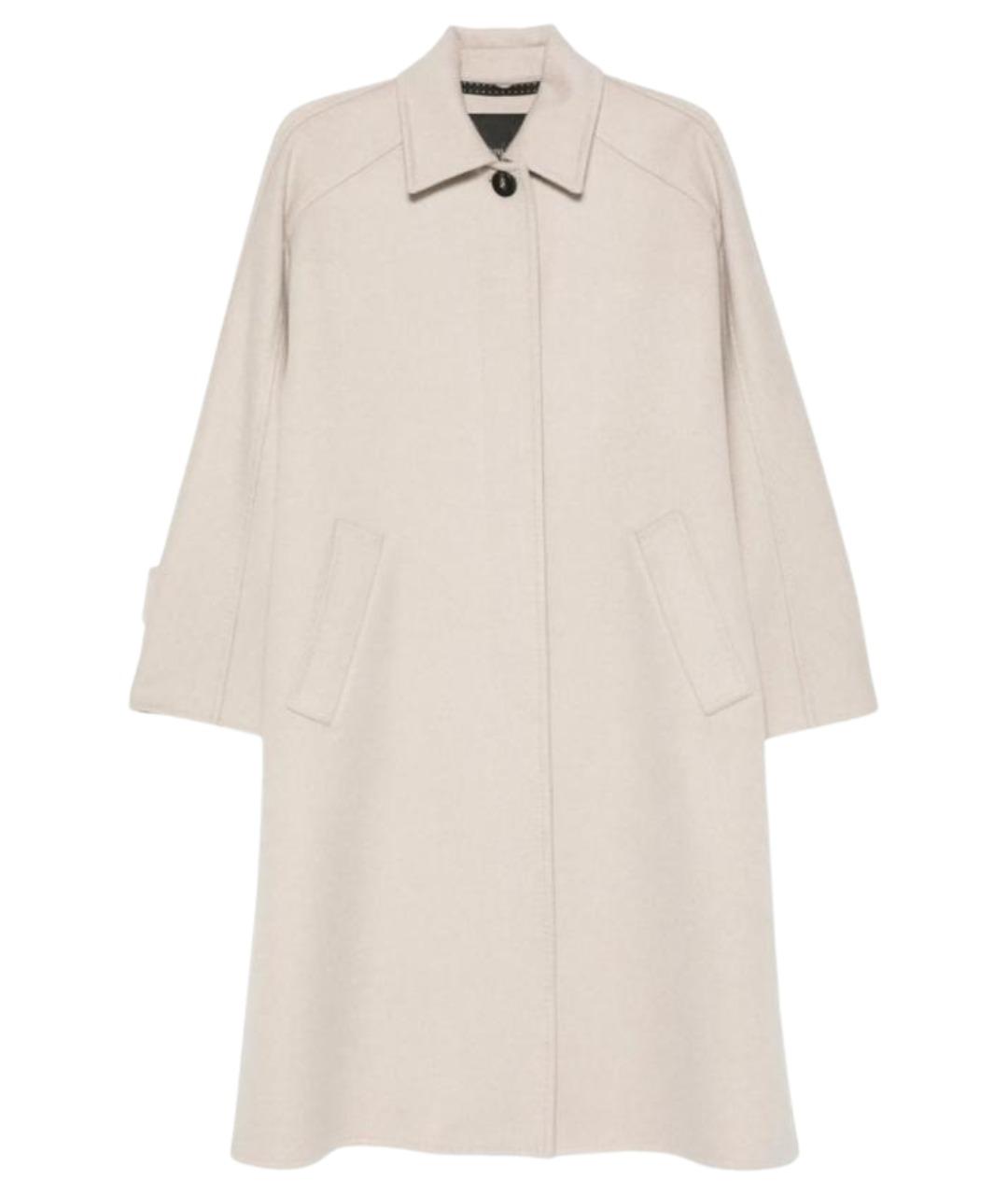 MAX MARA Бежевое кашемировое пальто, фото 1