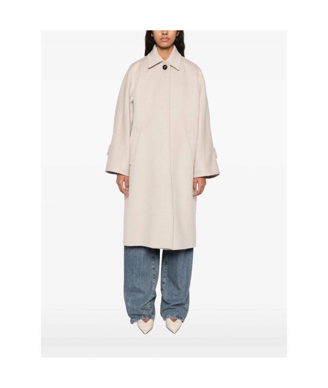 MAX MARA Бежевое кашемировое пальто, фото 5