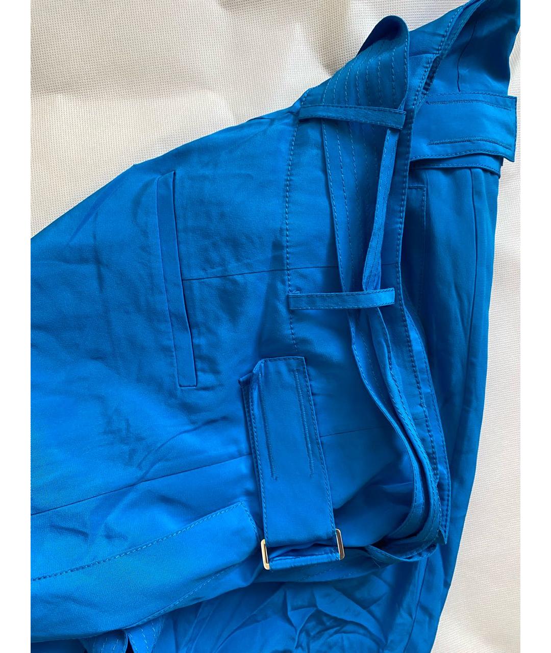 DIANE VON FURSTENBERG Голубые брюки широкие, фото 3