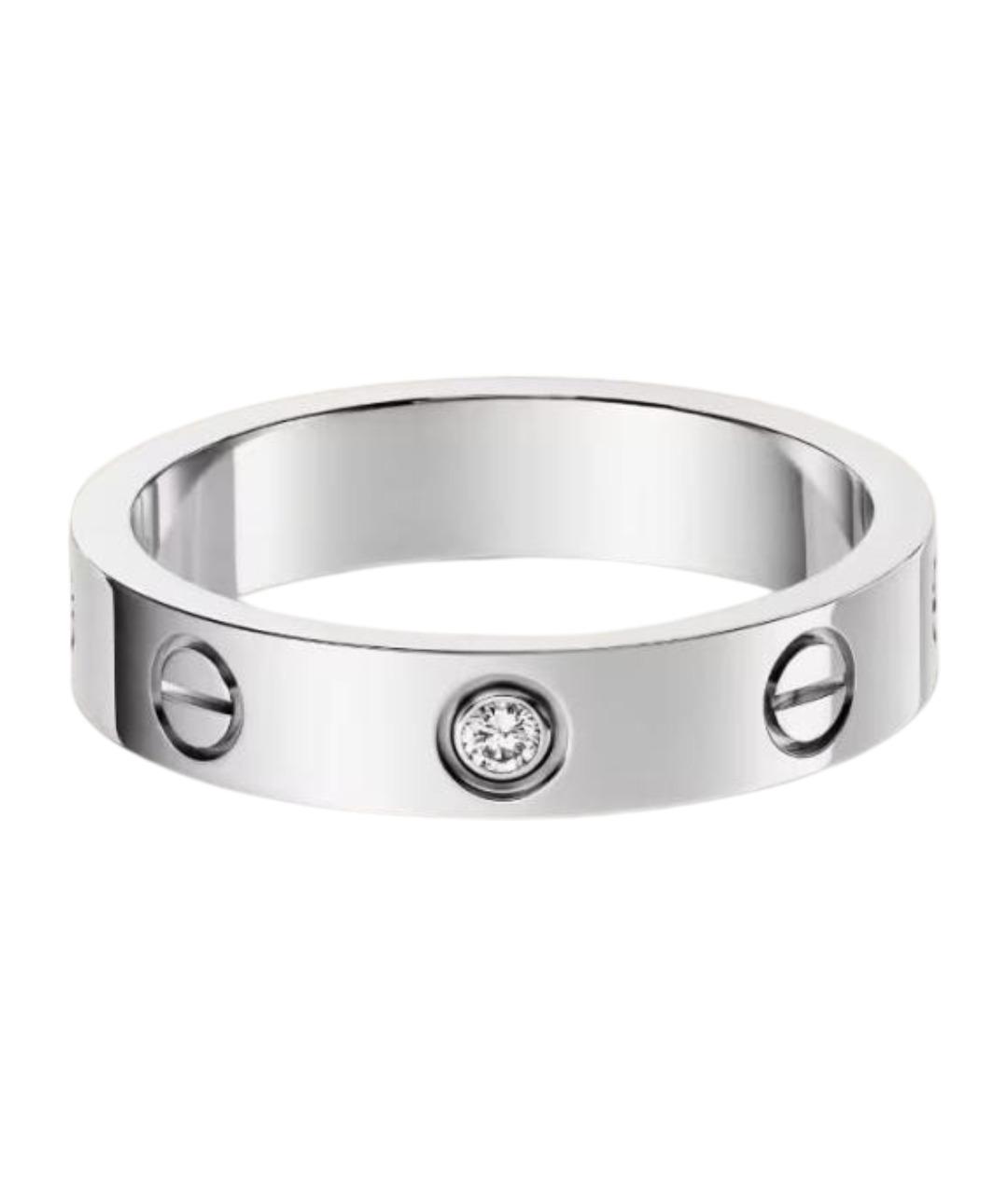 CARTIER Серебряное кольцо из белого золота, фото 1