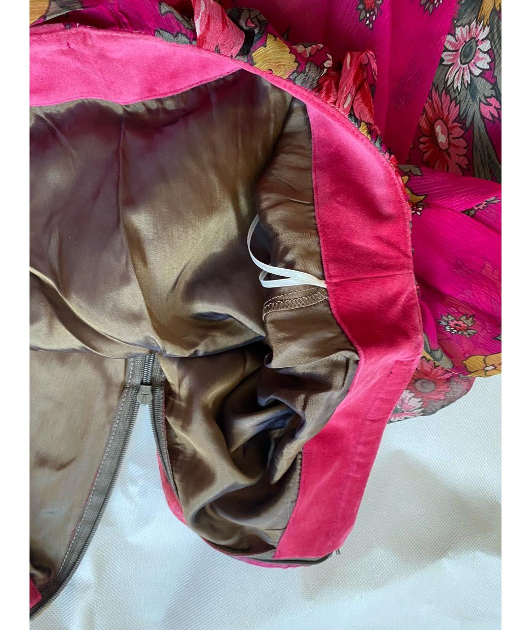 KENZO Фиолетовая юбка миди, фото 3