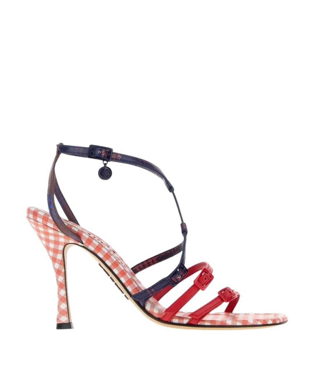 LOEWE Мульти кожаные босоножки, фото 1