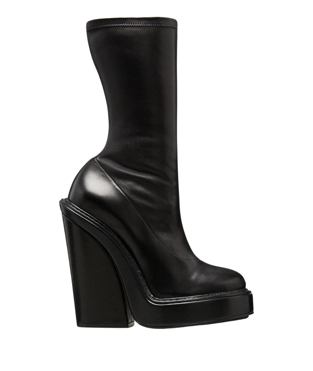 GIVENCHY Черные кожаные ботильоны, фото 1