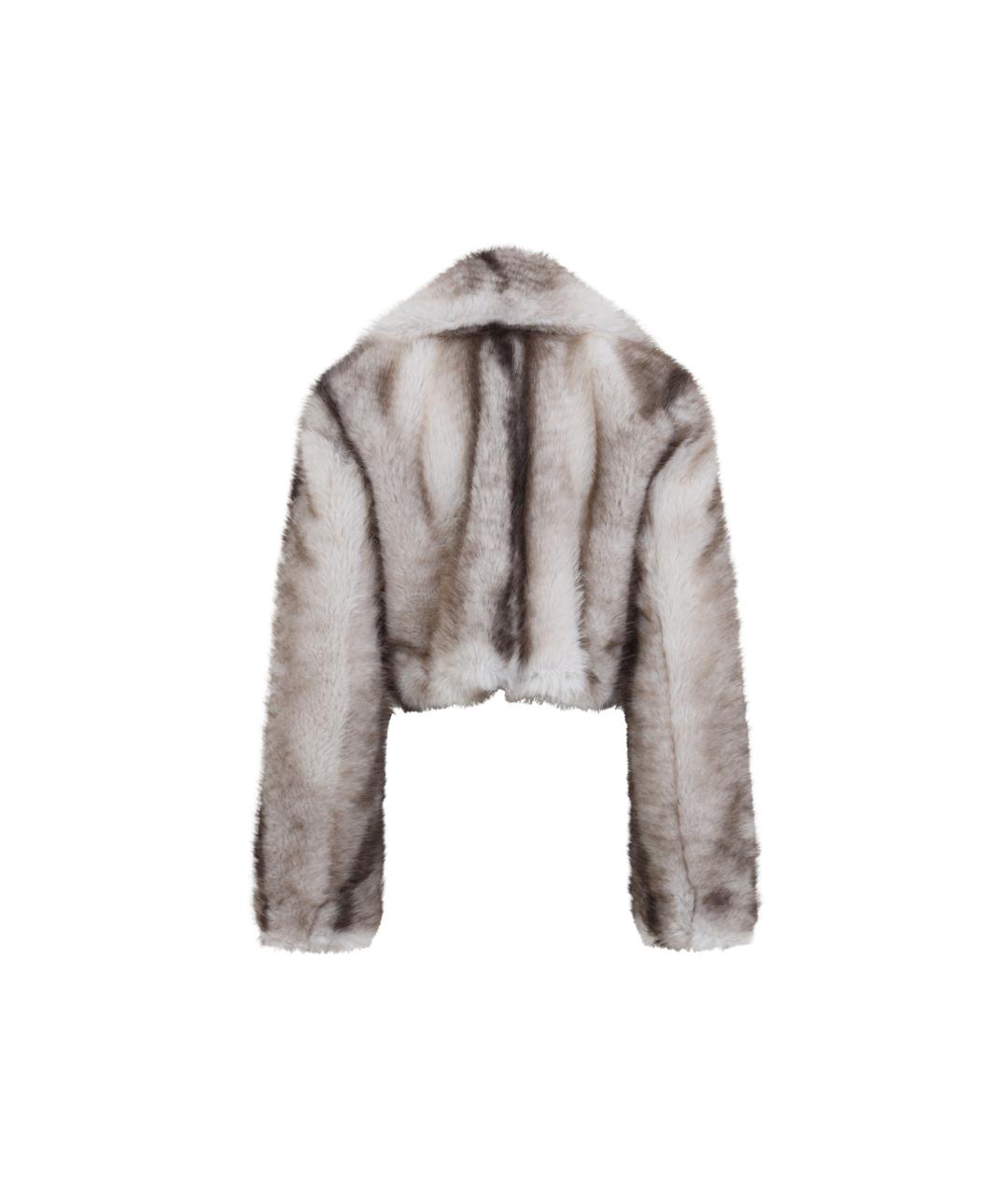 SPORTMAX Мульти полиэстеровая шуба, фото 2