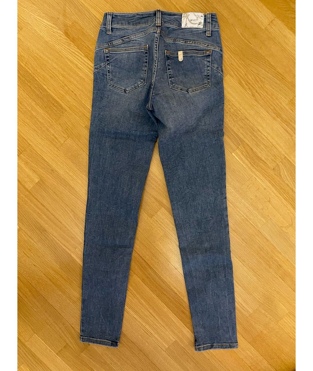 LIU JO Синие прямые джинсы, фото 2