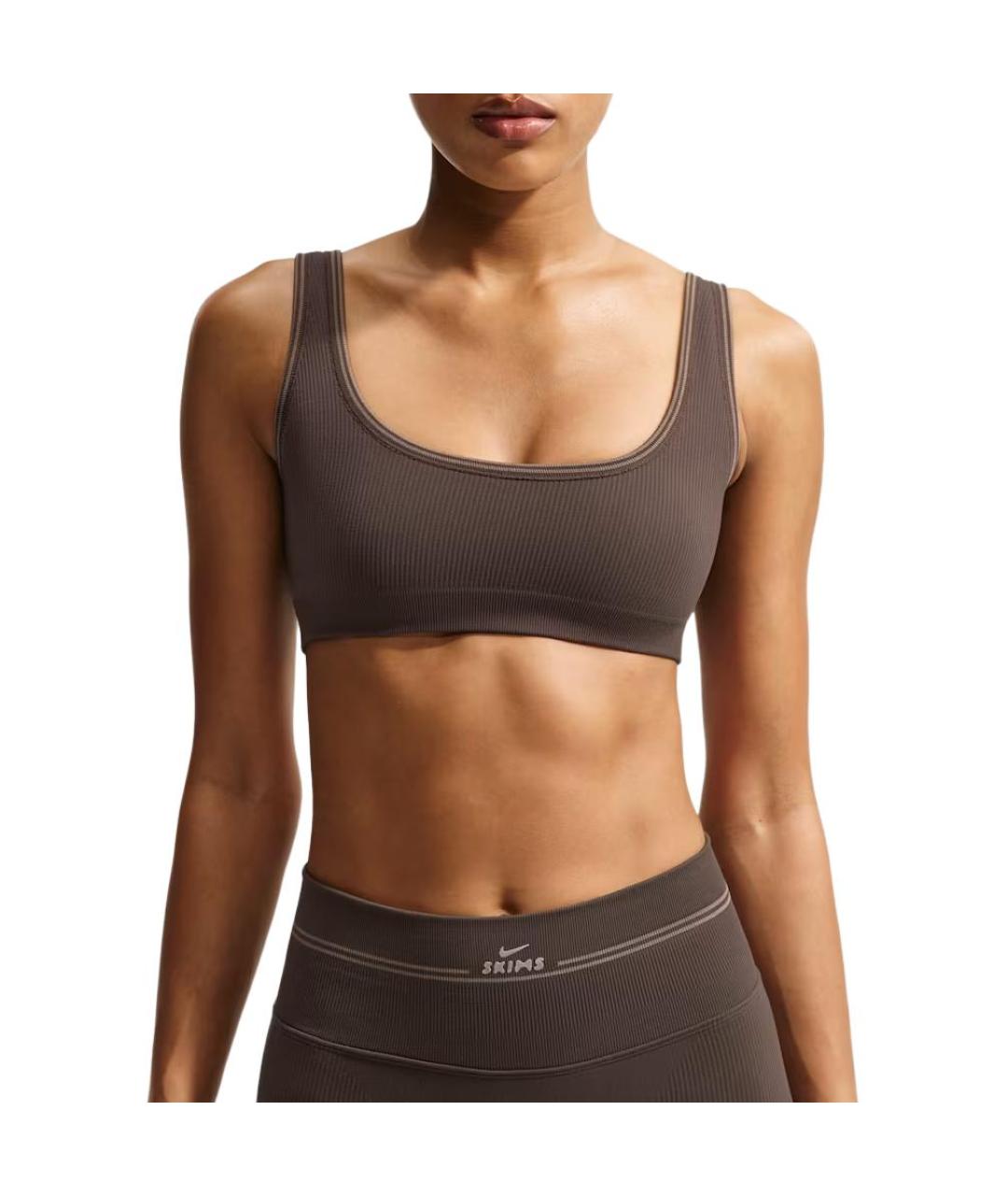 NIKE Коричневый бюстгалтеры, фото 4