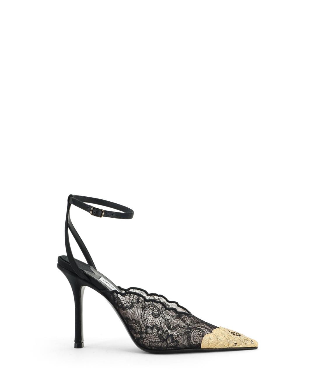 JIMMY CHOO Черные текстильные туфли, фото 5
