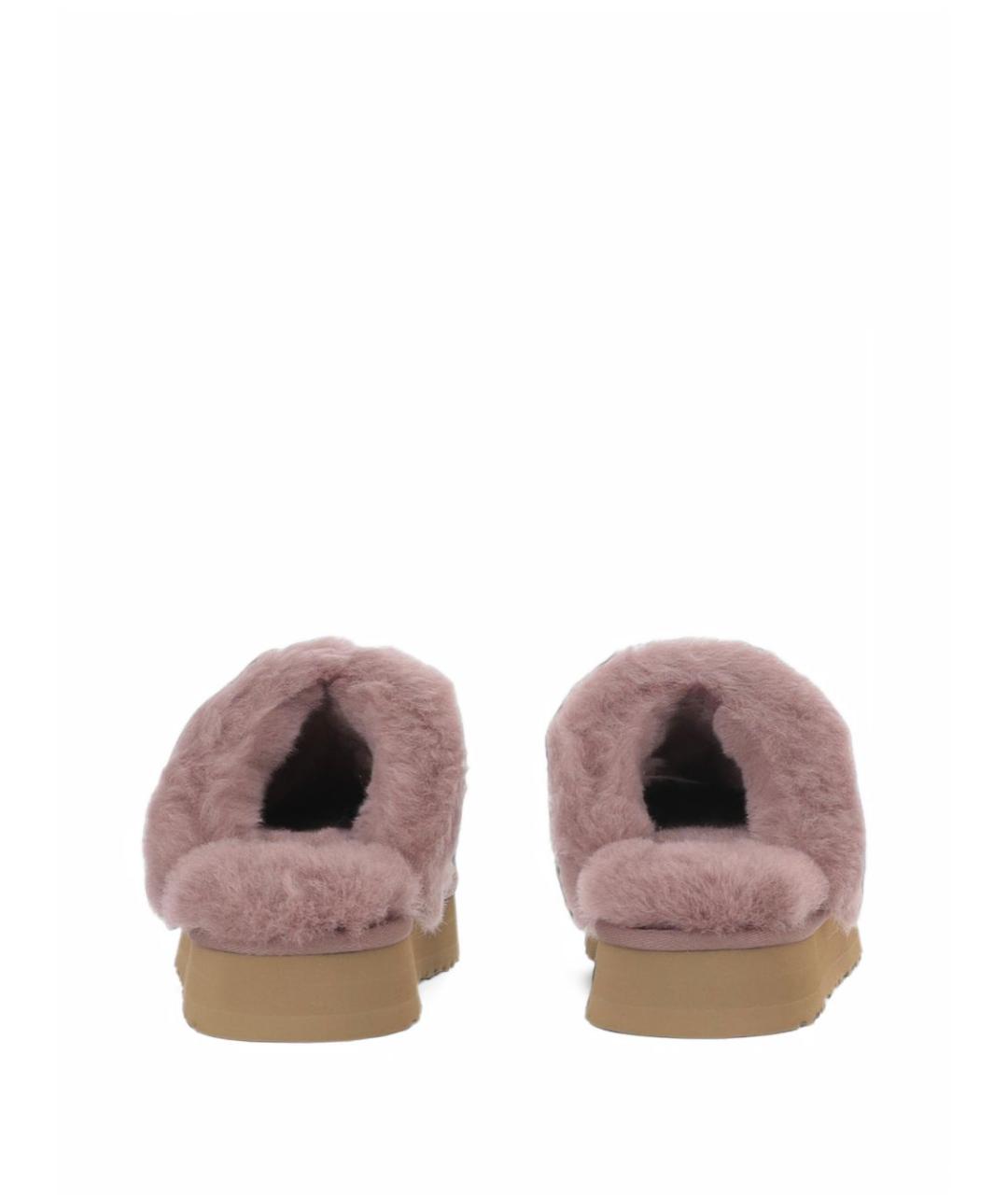 UGG Розовые замшевые мюли, фото 2