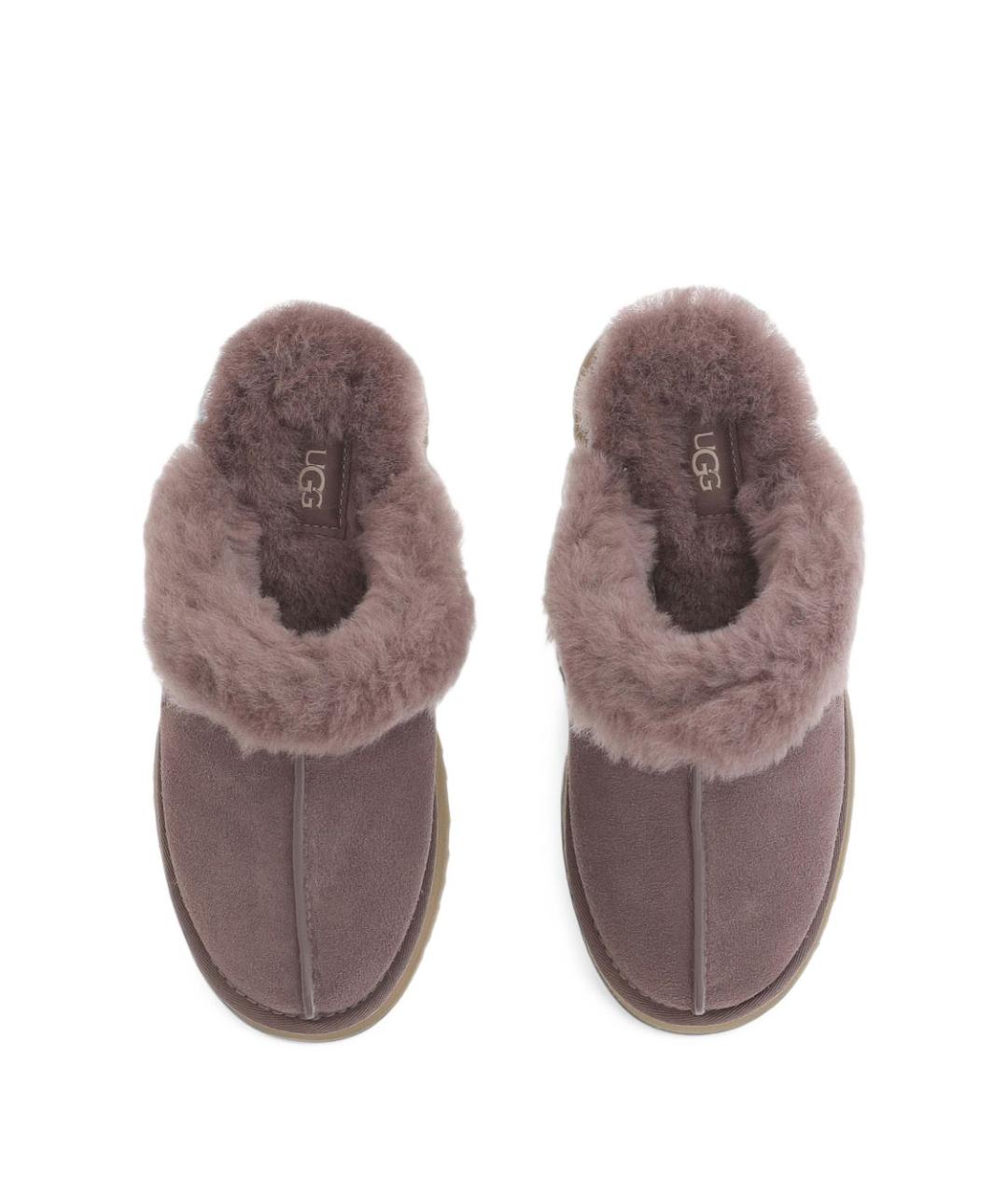 UGG Розовые замшевые мюли, фото 3