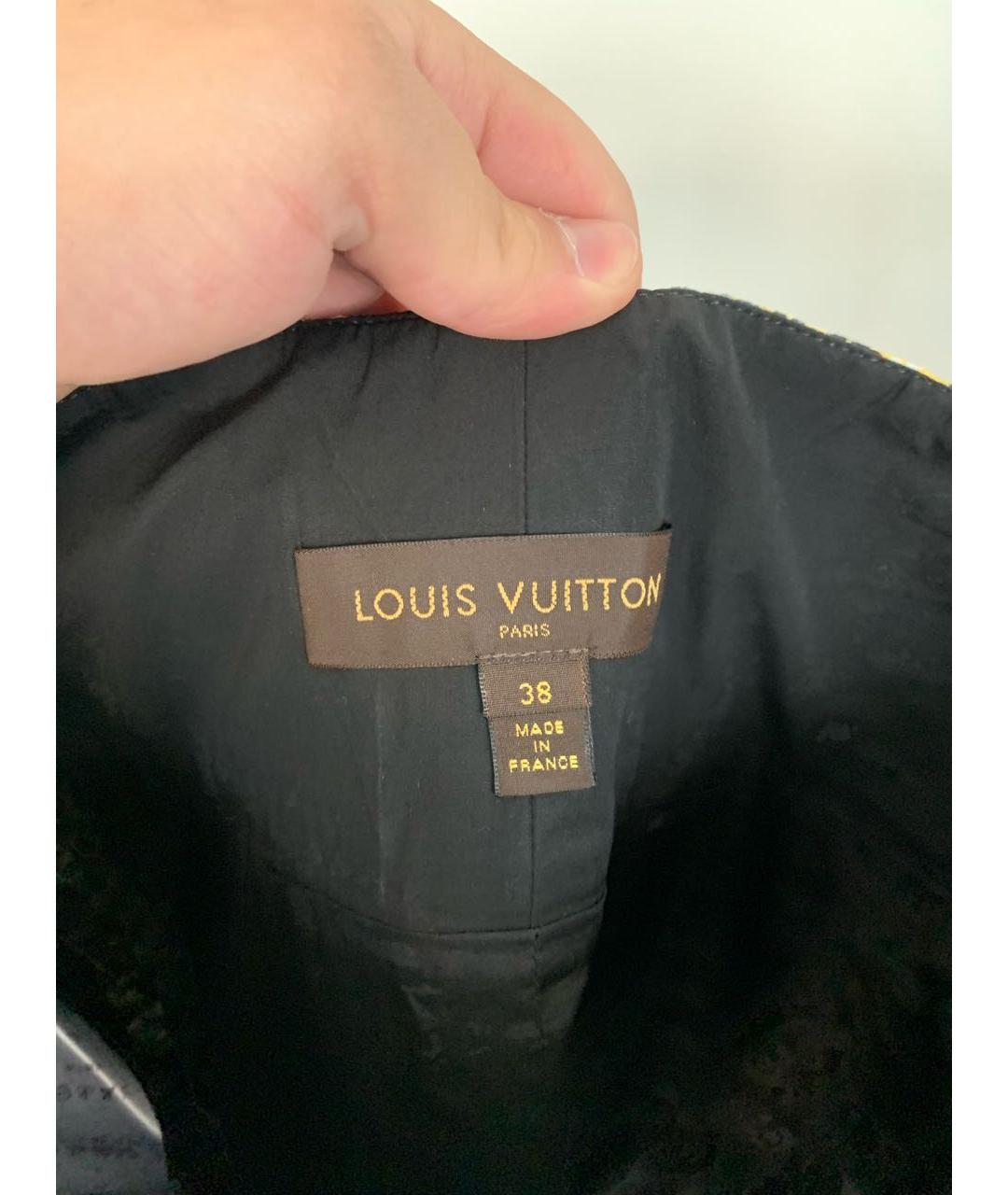 LOUIS VUITTON Мульти хлопковая юбка миди, фото 2