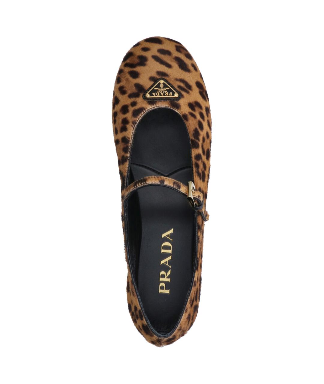 PRADA Мульти кожаные балетки, фото 5