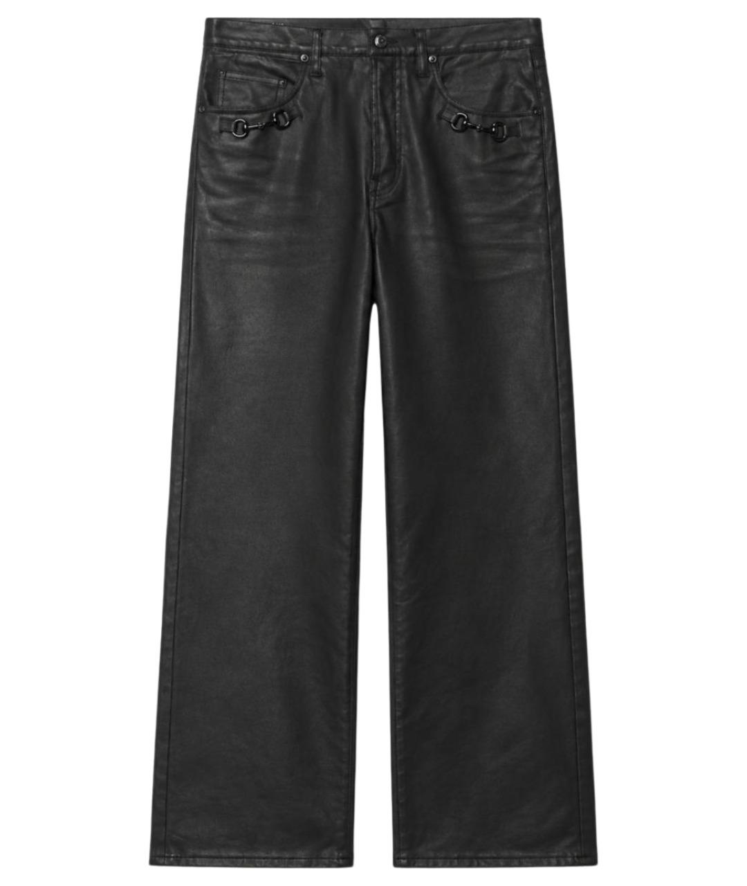 GUCCI Черные хлопковые джинсы, фото 1
