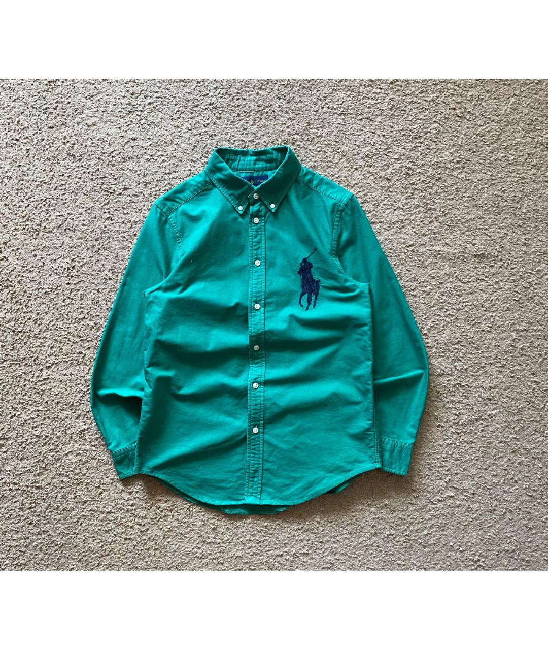 POLO RALPH LAUREN Зеленая хлопковая рубашка, фото 6