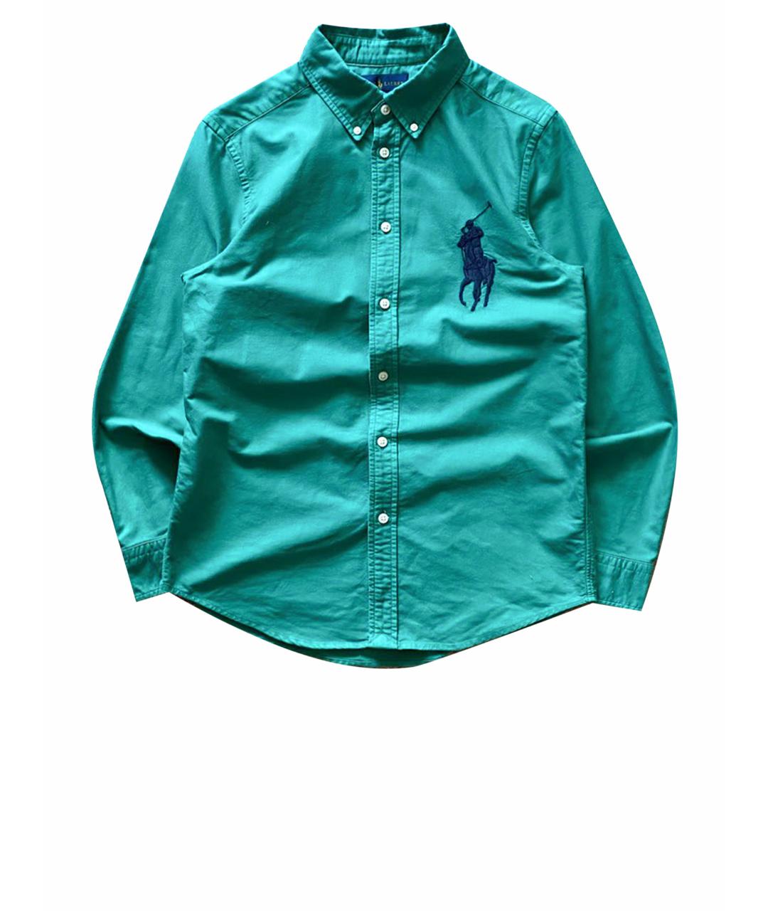 POLO RALPH LAUREN Зеленая хлопковая рубашка, фото 1