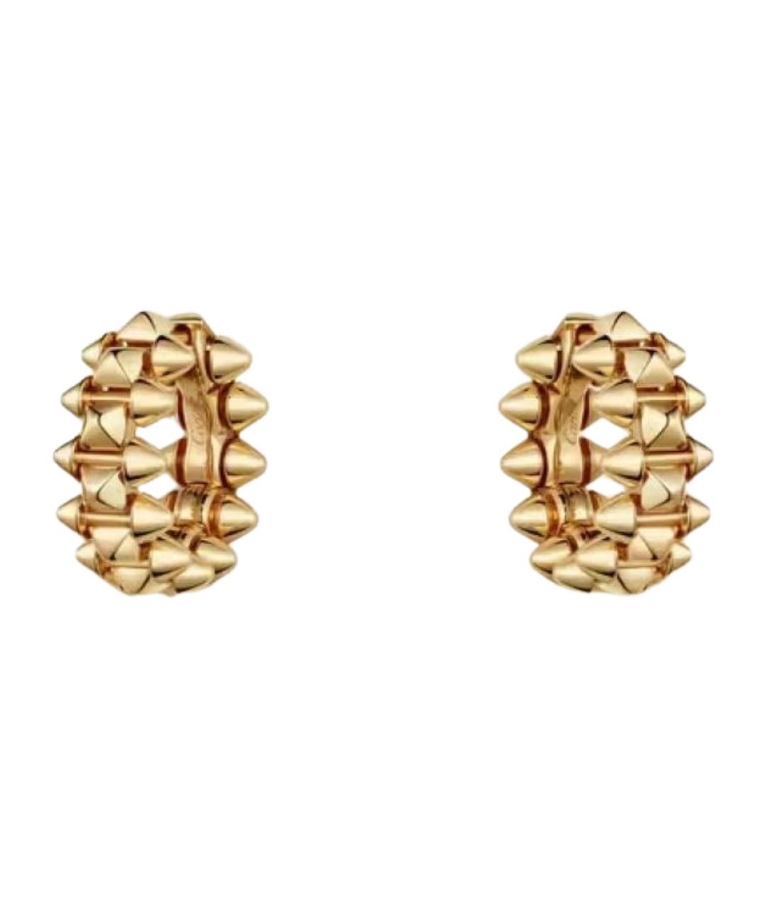 CARTIER Золотые серьги из желтого золота, фото 1