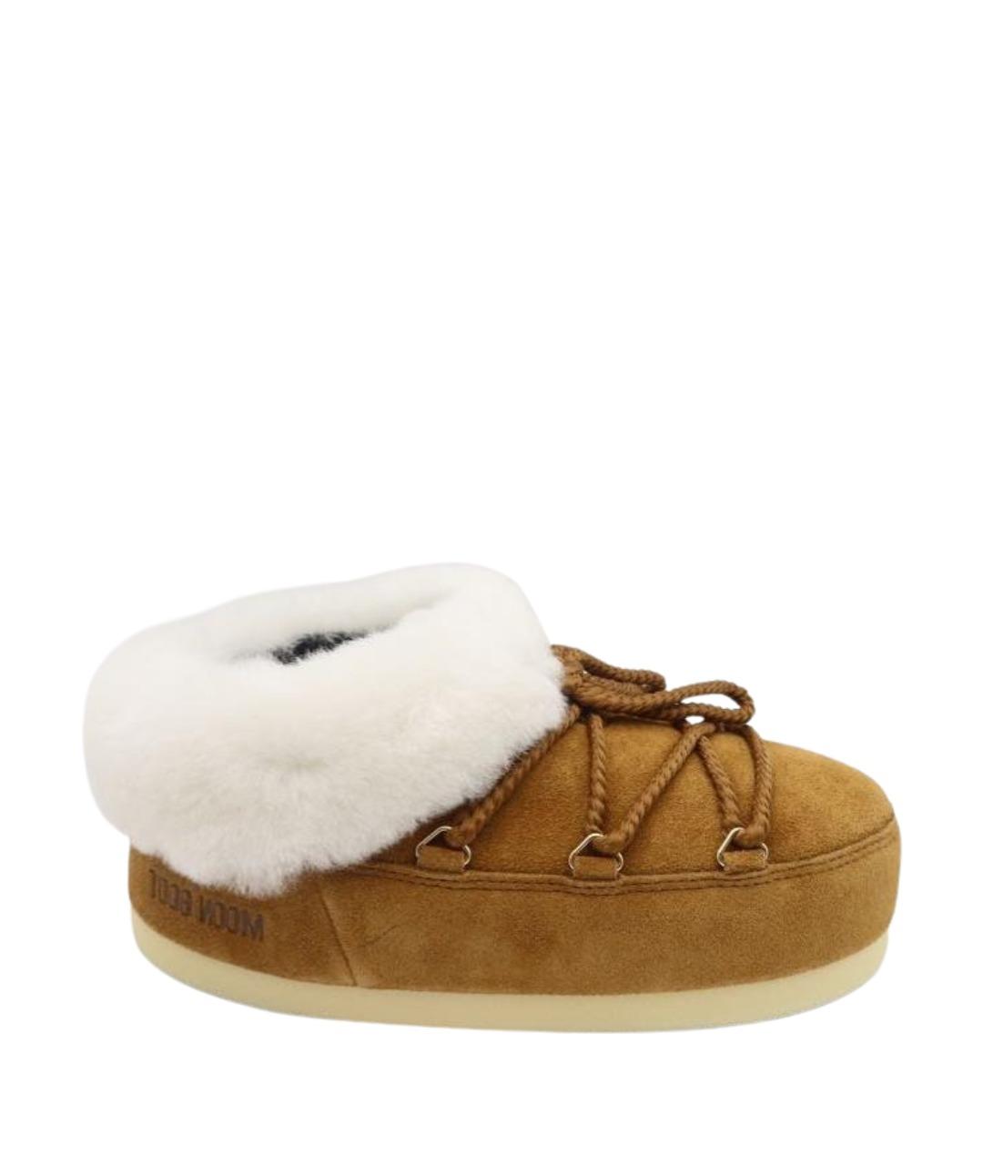 MOON BOOT Горчичные сабо, фото 1