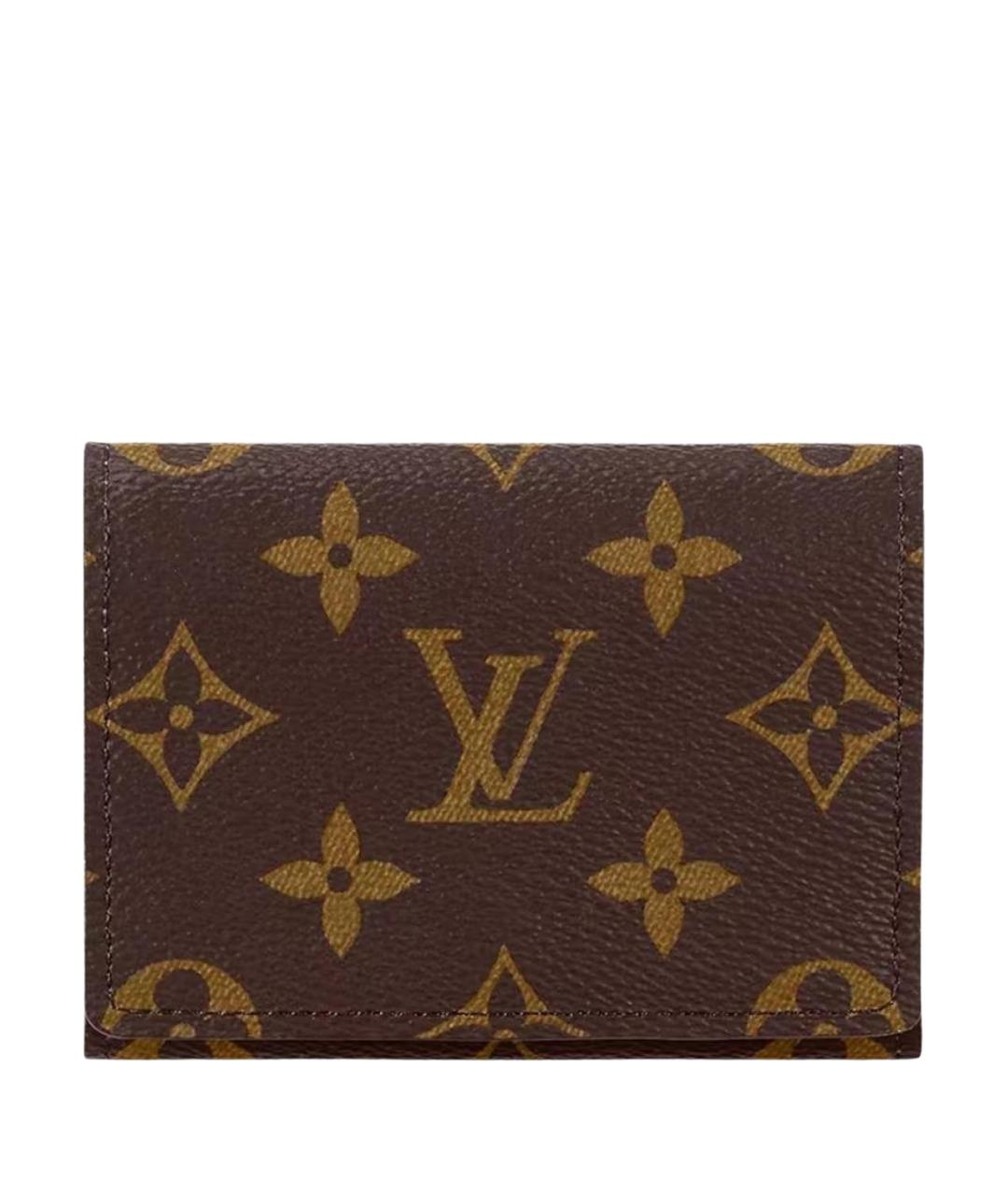LOUIS VUITTON Коричневый кошелек, фото 1