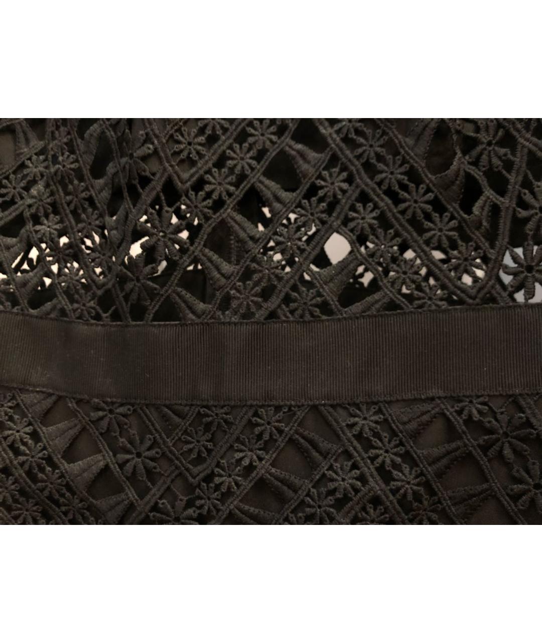 SELF-PORTRAIT Черное кружевное вечернее платье, фото 5