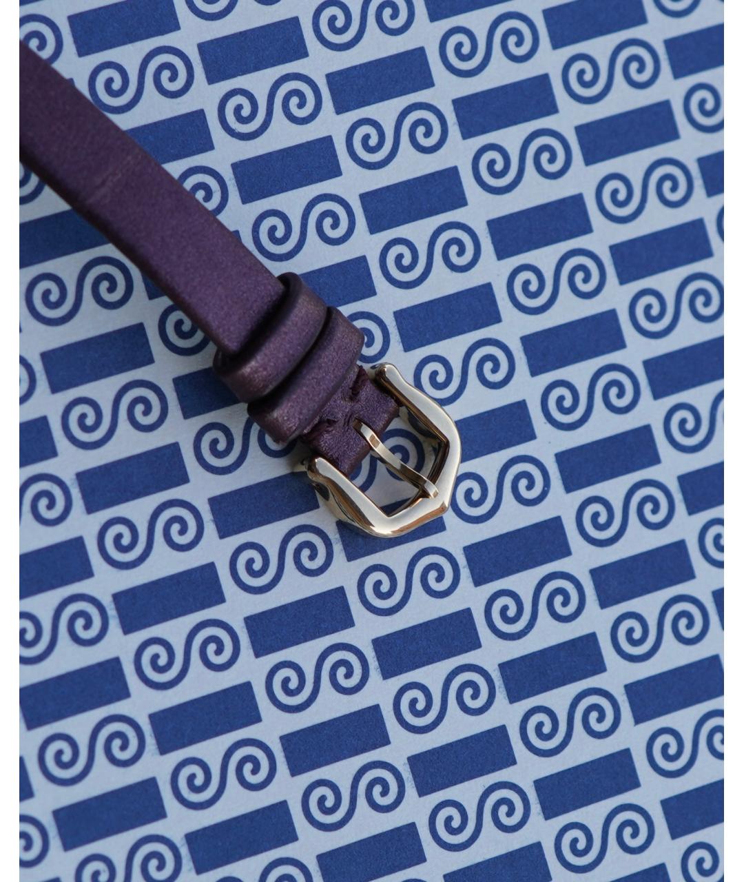 CARTIER Фиолетовые часы из желтого золота, фото 2
