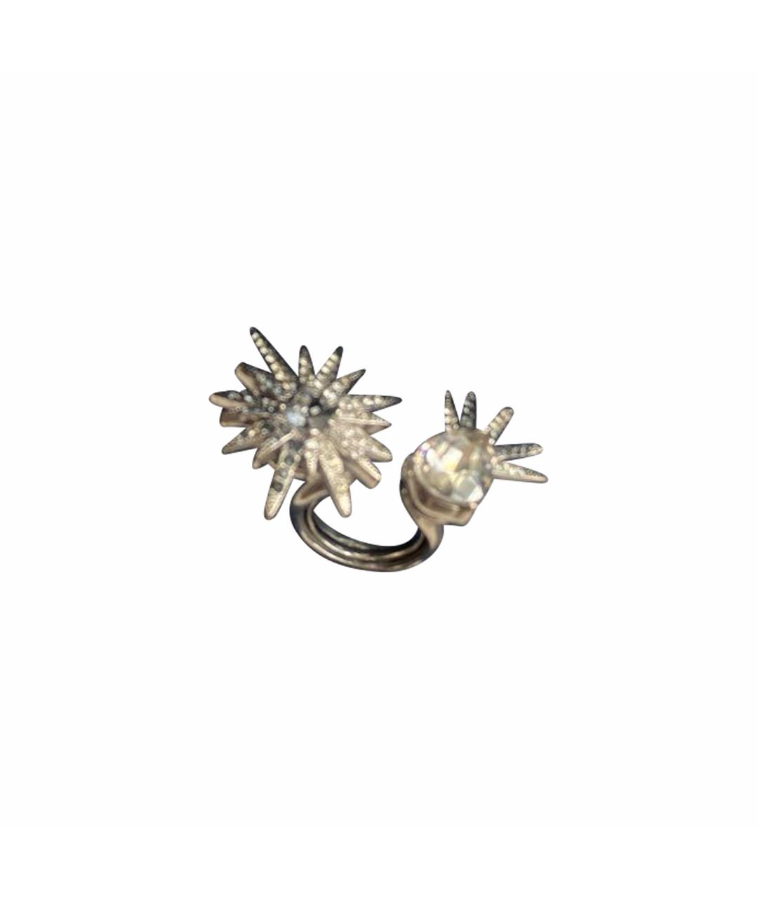 OSCAR DE LA RENTA Серебряное металлическое кольцо, фото 1