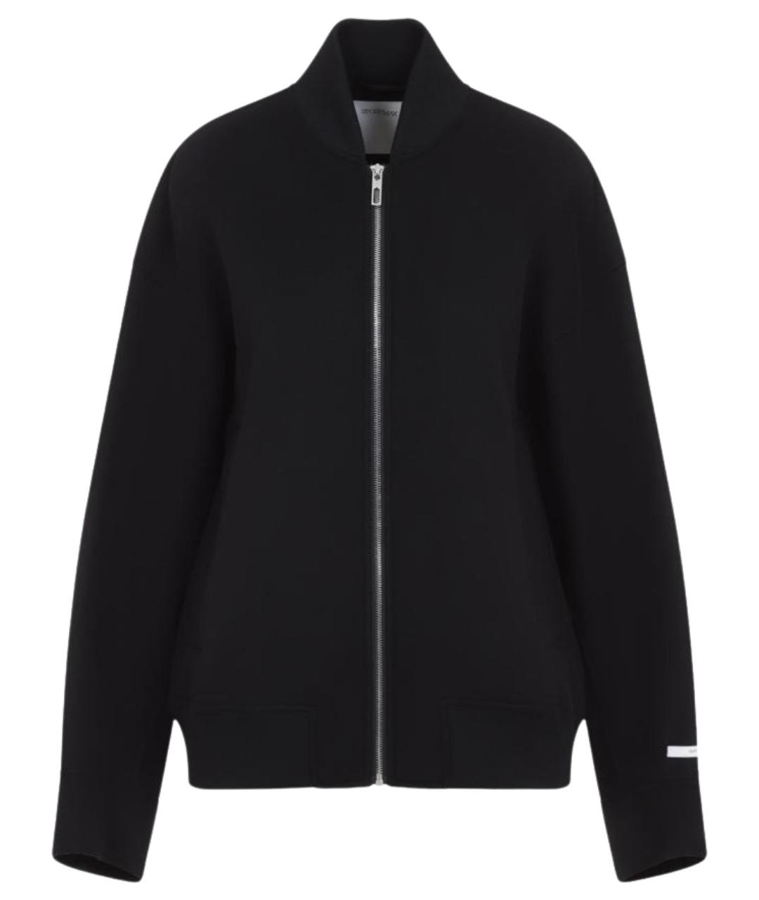 SPORTMAX Черная шерстяная куртка, фото 1