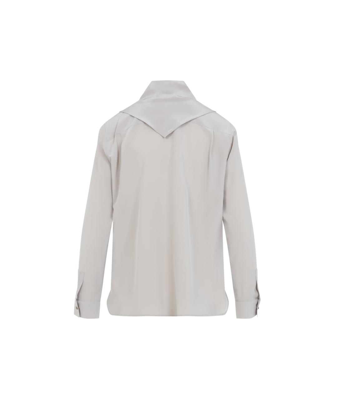 MAX MARA Мульти шелковая блузы, фото 2