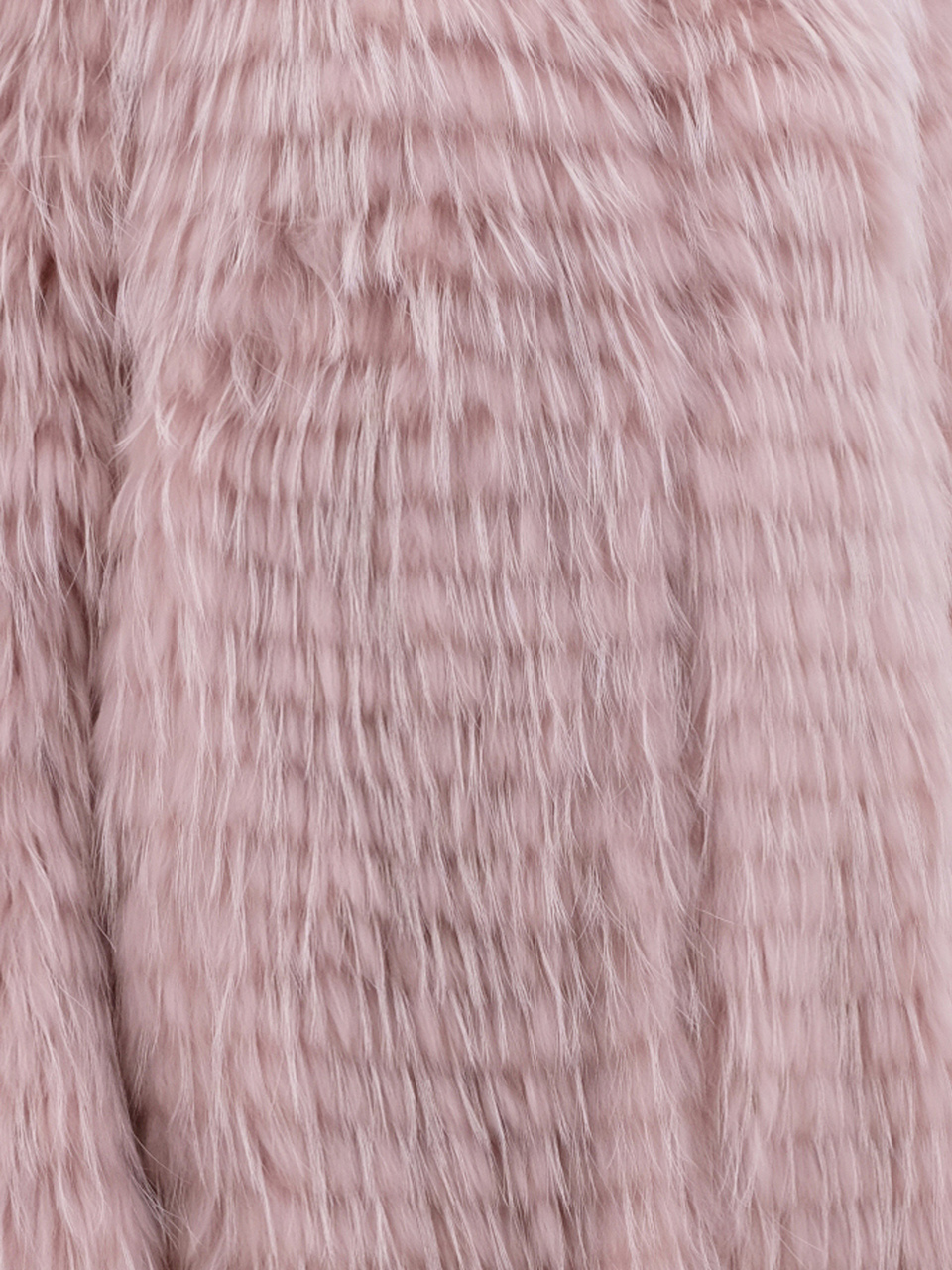 RED VALENTINO Розовая меховая шуба, фото 4