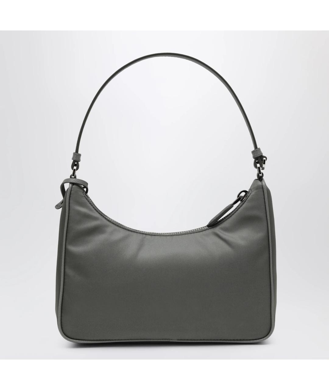PRADA Серая нейлоновая сумка через плечо, фото 2