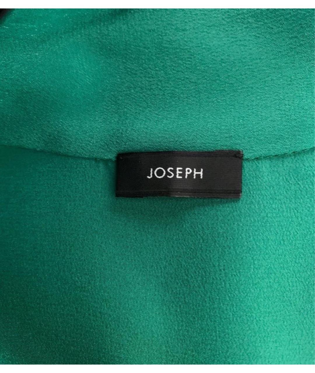 JOSEPH Зеленая шелковая блузы, фото 7