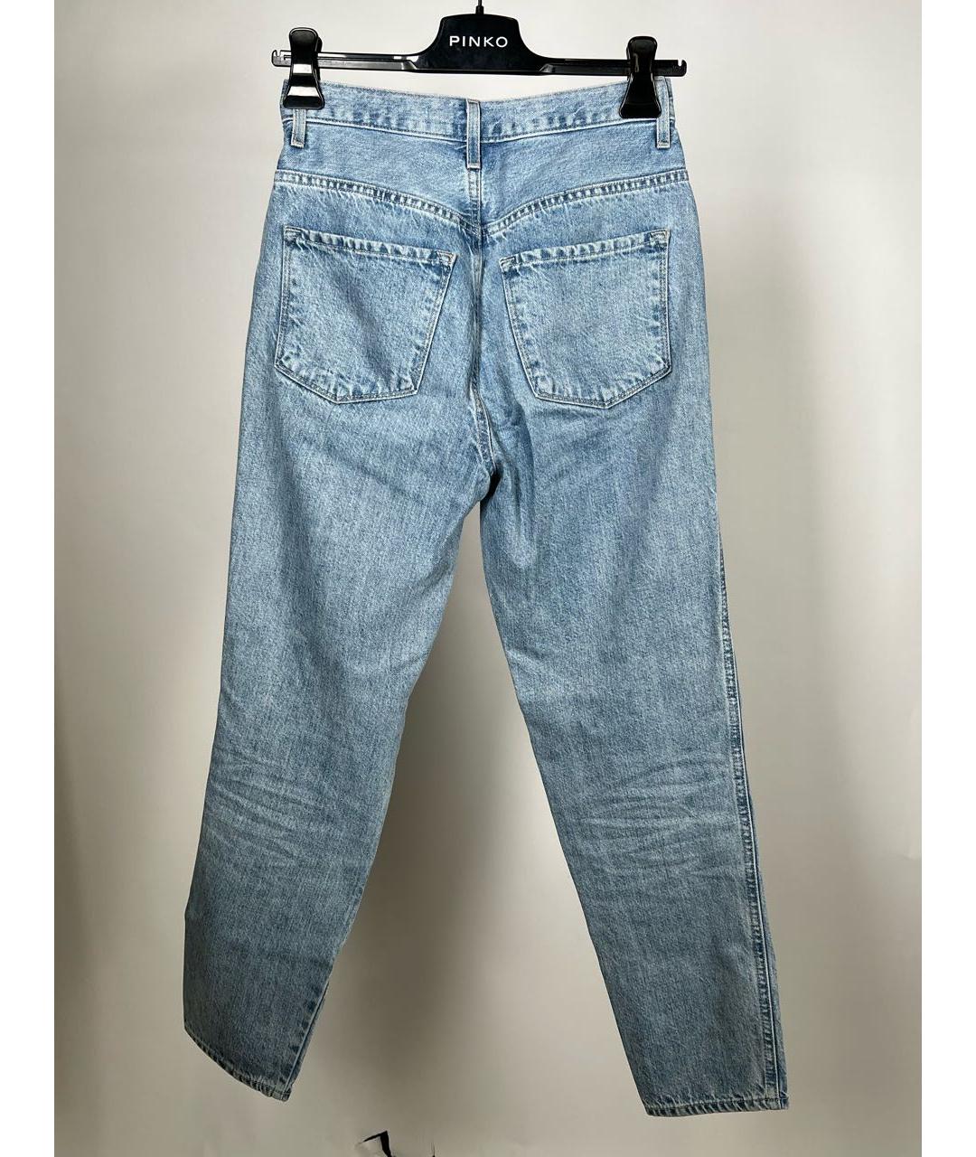 JBRAND Голубые хлопко-лиоцелловые джинсы слим, фото 4
