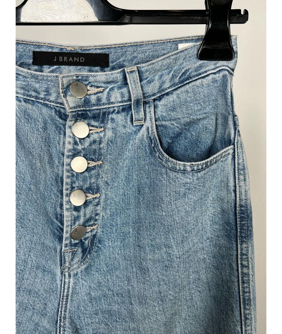 JBRAND Голубые хлопко-лиоцелловые джинсы слим, фото 5