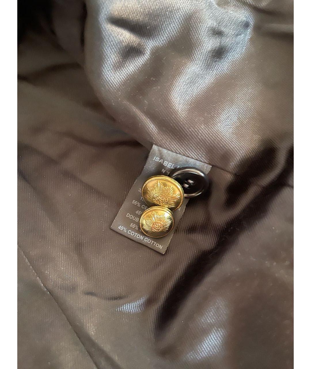 ISABEL MARANT Антрацитовый шерстяной жакет/пиджак, фото 4