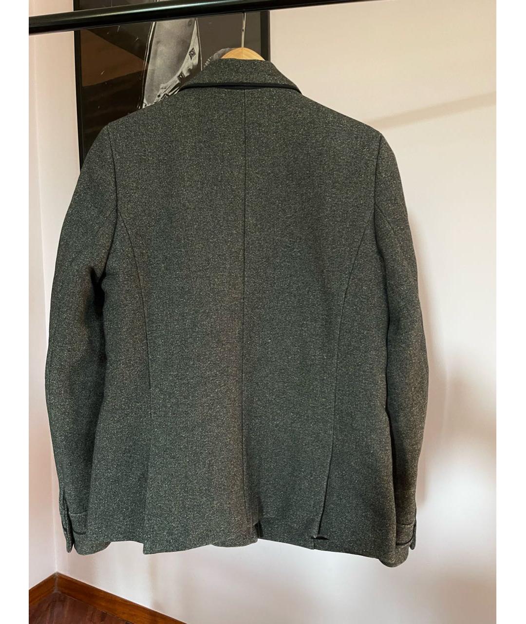 ISABEL MARANT Антрацитовый шерстяной жакет/пиджак, фото 2