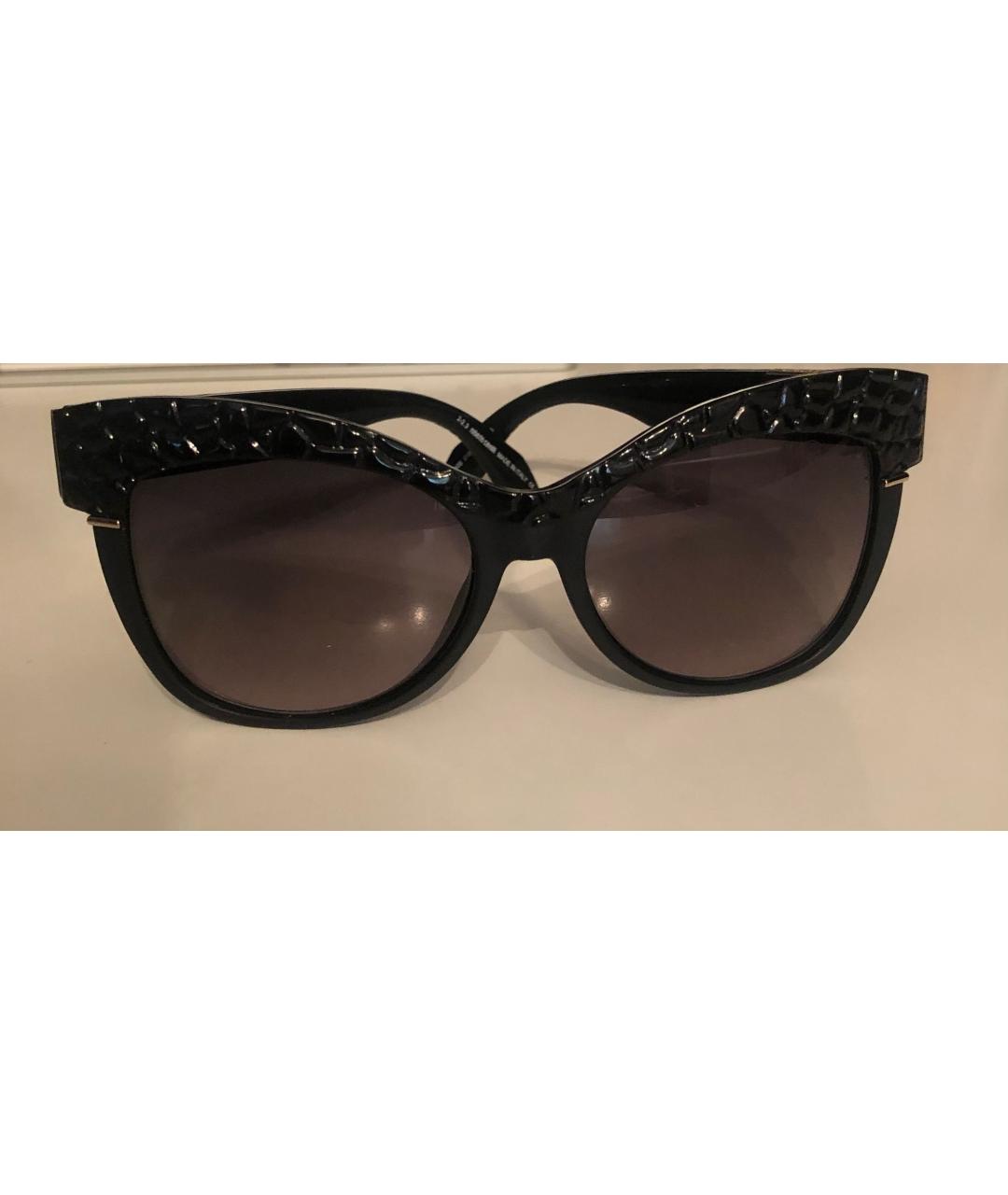 ROBERTO CAVALLI Черные пластиковые солнцезащитные очки, фото 2