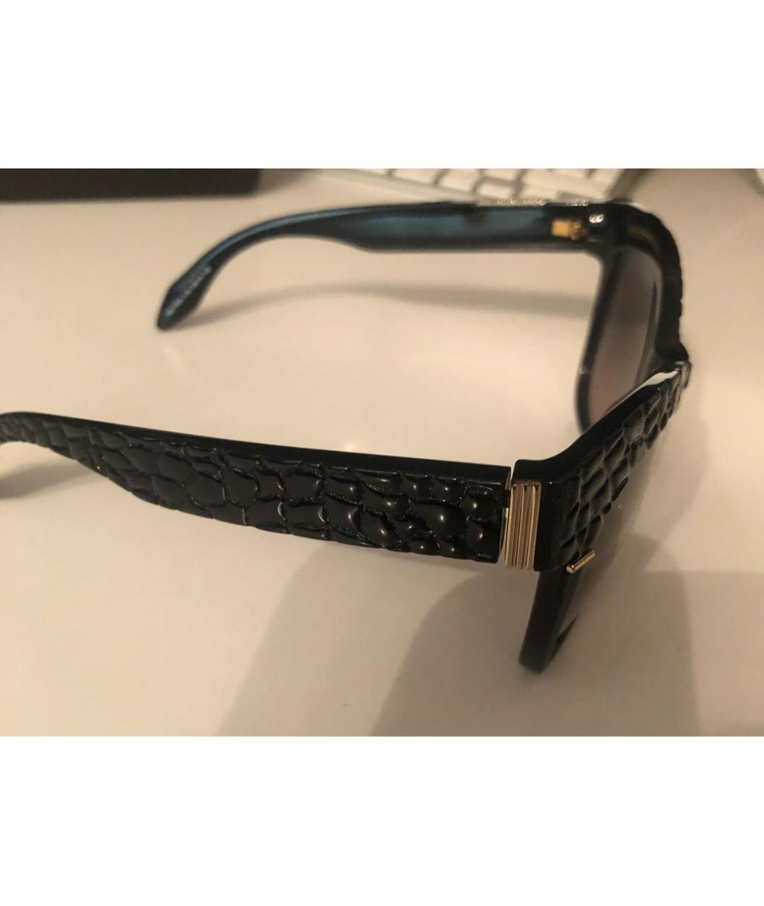 ROBERTO CAVALLI Черные пластиковые солнцезащитные очки, фото 4