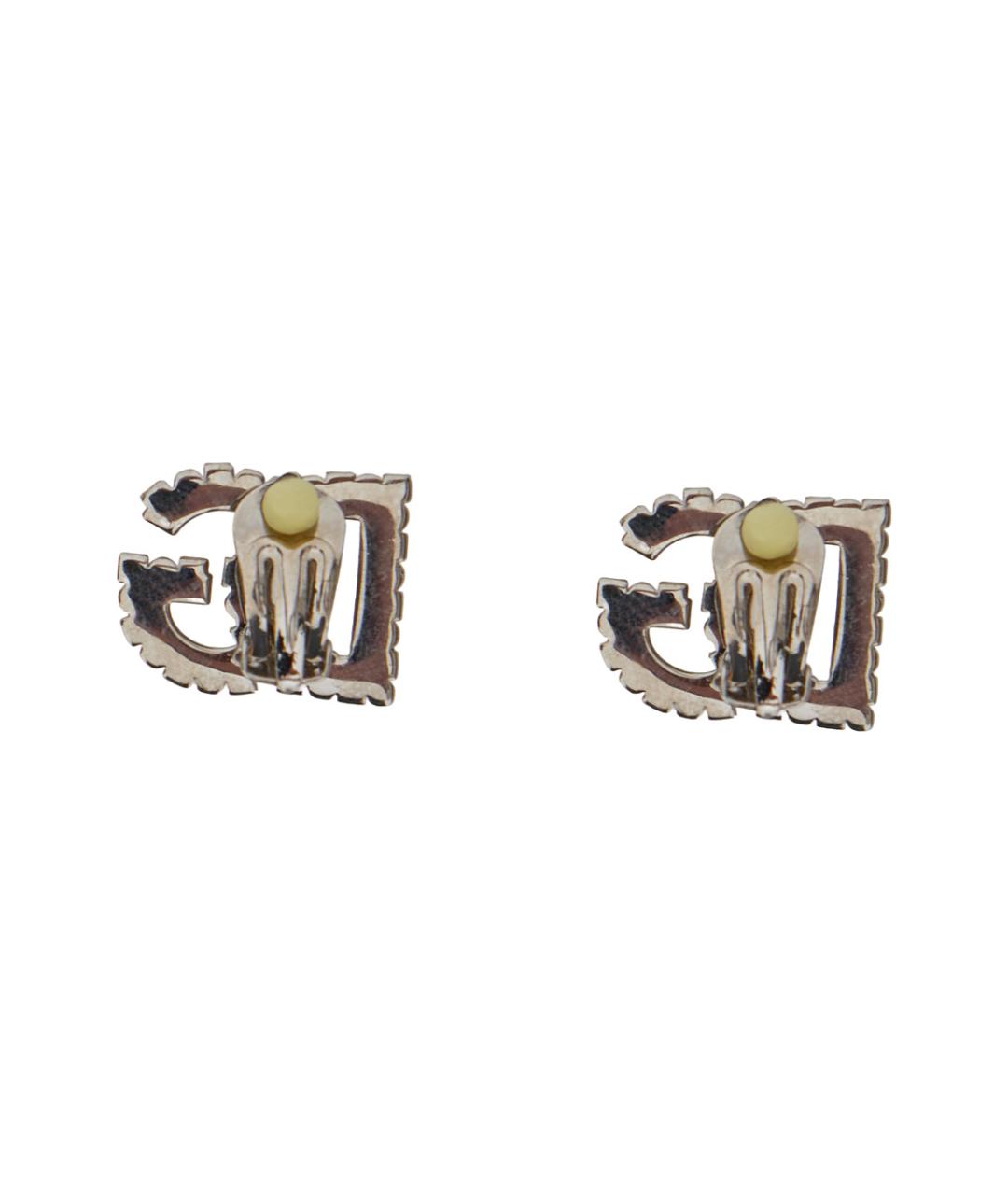 DOLCE&GABBANA Серебряные металлические серьги, фото 2
