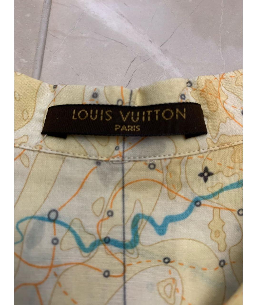 LOUIS VUITTON PRE-OWNED Мульти хлопковая детская рубашка, фото 5