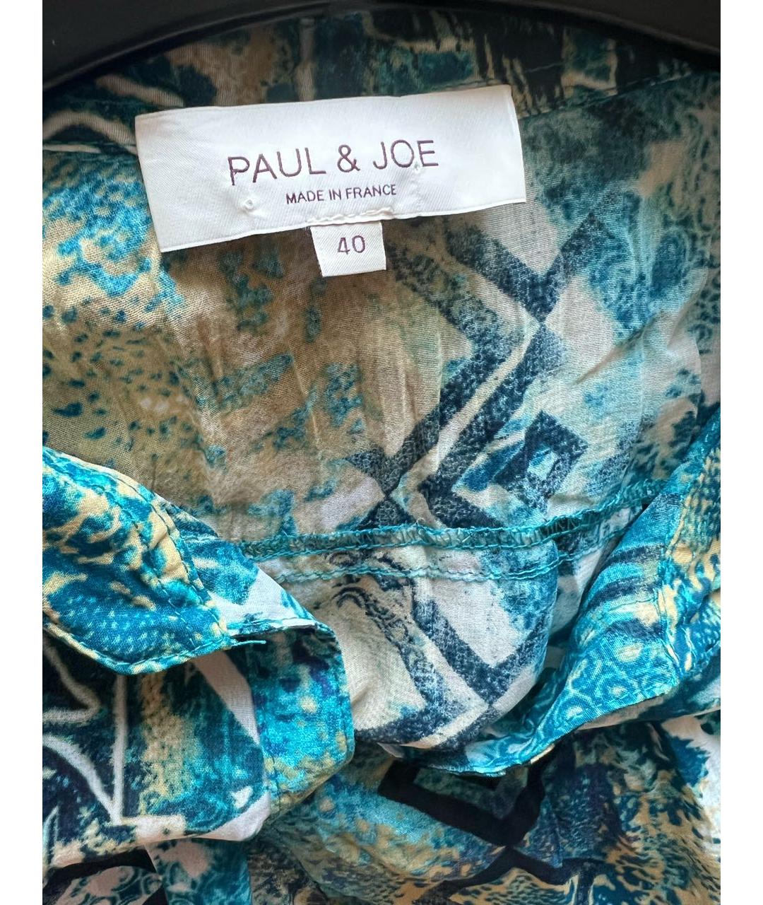 PAUL & JOE Бирюзовая блузы, фото 3
