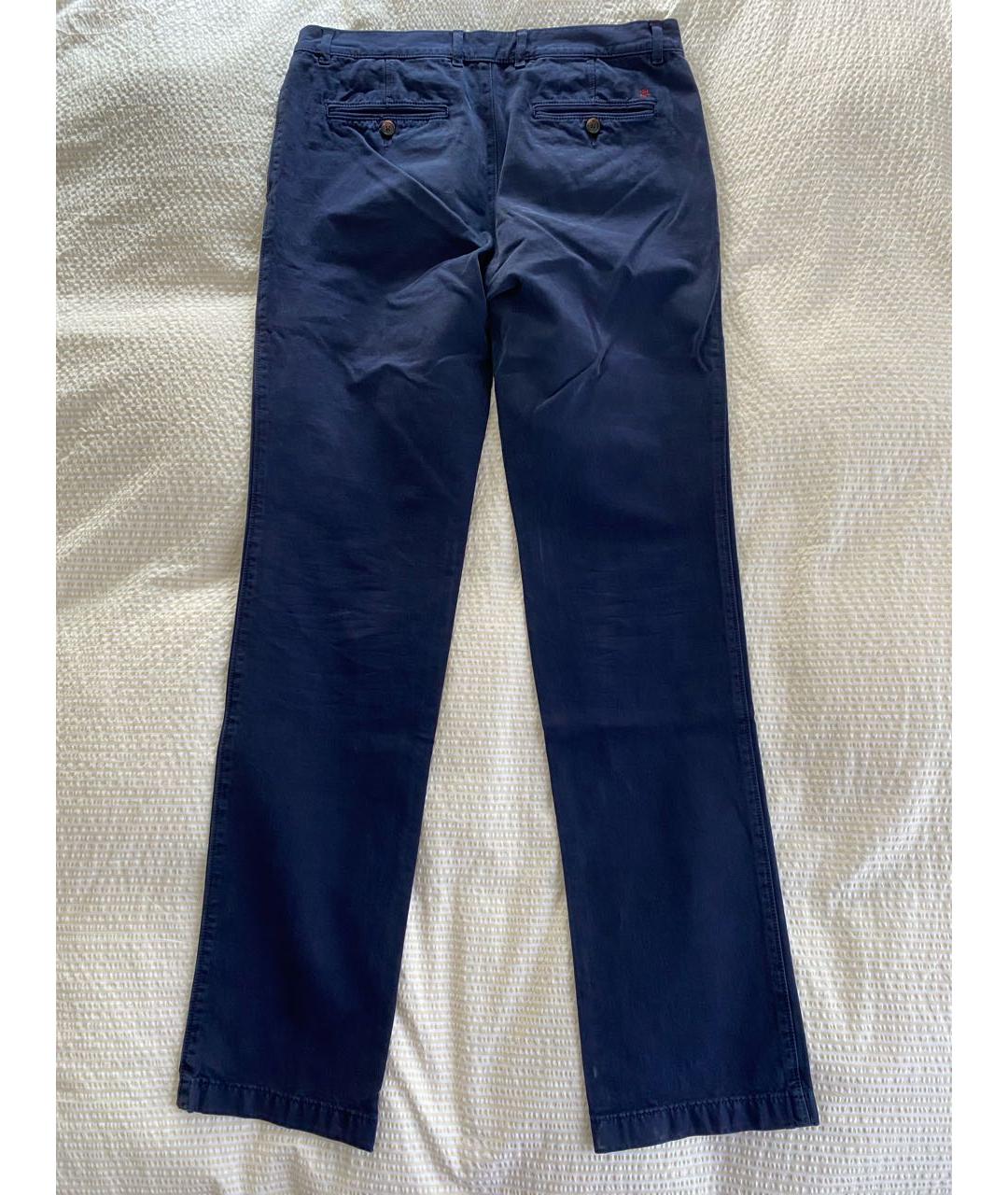 CH CAROLINA HERRERA Темно-синие хлопковые брюки чинос, фото 2