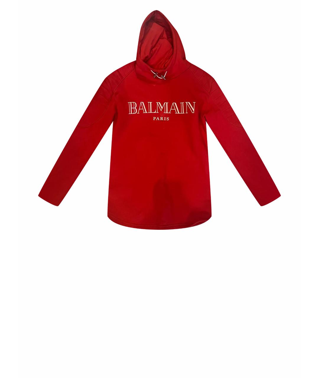 BALMAIN Красный хлопковый жакет / жилет, фото 1
