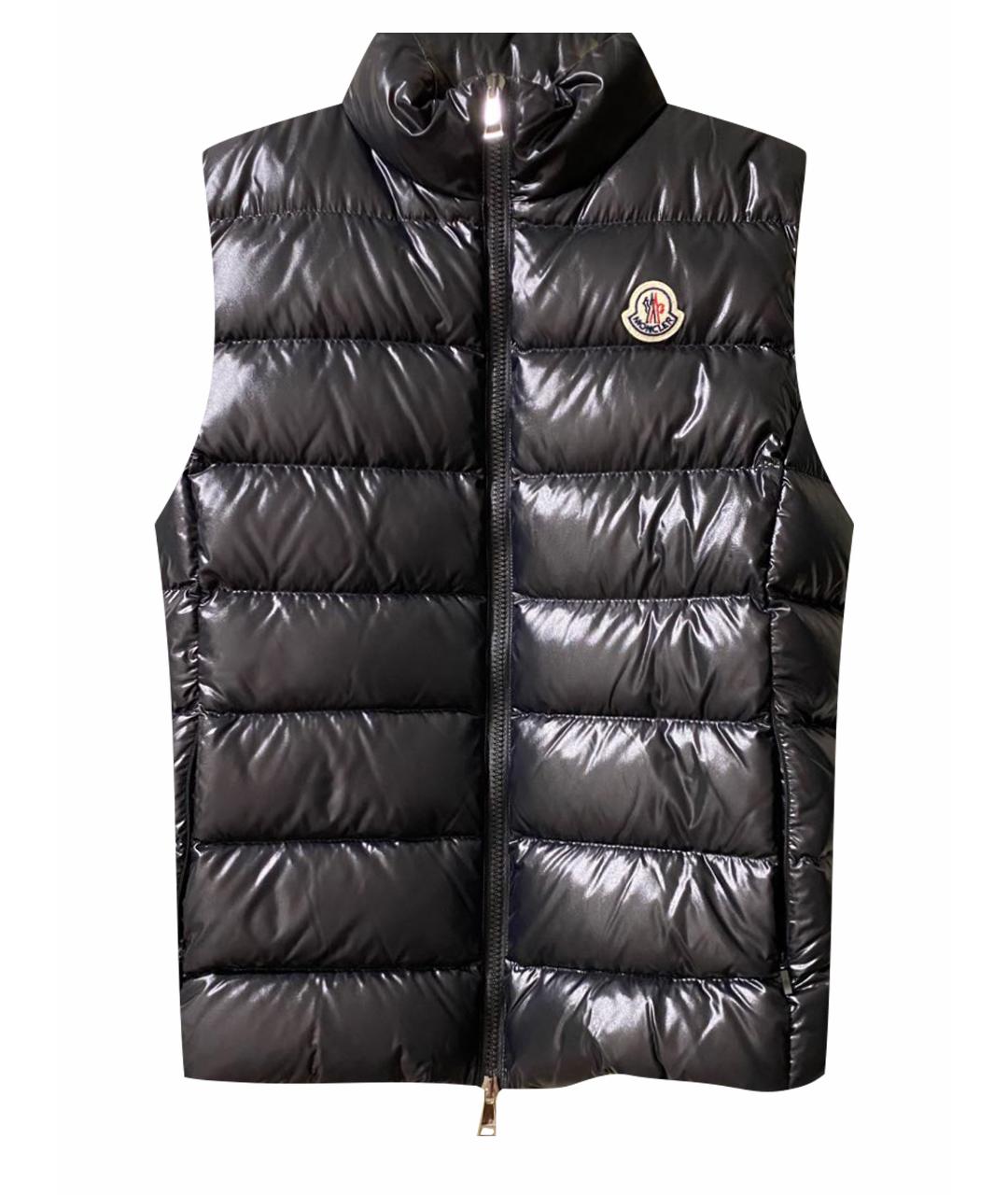 MONCLER Черный жилет для женщин – купить в интернет магазине с доставкой